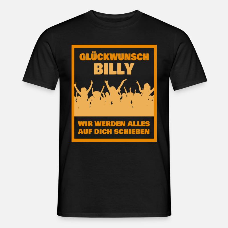 Kollege Billy - Männer T-Shirt - Schwarz