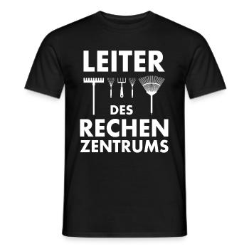 Leiter des Rechenzentrums Garten Gärtner Geschenk - Männer T-Shirt - Schwarz - Vorne - AI Model Male 178 light (178cm)