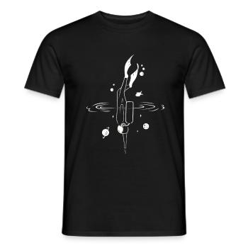 Taucher Astronaut Tauchlehrer Tauchpartner - Männer T-Shirt - Schwarz - Vorne - AI Model Male 178 light (178cm)