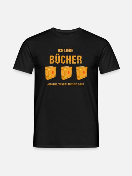 Spielothek Spielo Freispiele Spruch Geschenk - Männer T-Shirt - Schwarz