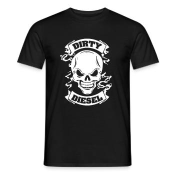 Anti-diesel - T-shirt homme - noir - Devant - AI Model Male 178 light (178cm)