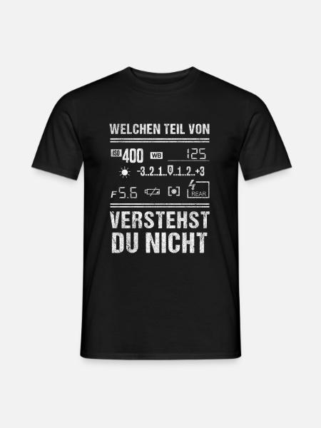 Lustiger Spruch für Fotograf - Männer T-Shirt - Schwarz