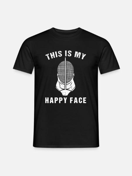 Fencing Trainer Fencing Mask Fencing Sport - Men's T-Shirt - black