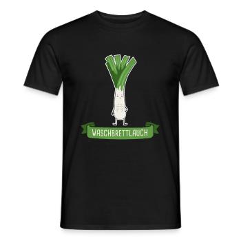 Leek Fitness Pumper Washboard Garlic Gym - T-shirt homme - noir - Devant - AI Model Male 178 light (178cm)