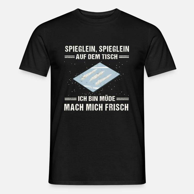 Hardtekk Techno Drogen Kokain Kokser - Männer T-Shirt - Schwarz