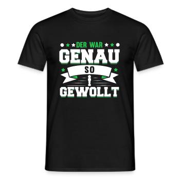 Tischfussball - Männer T-Shirt - Schwarz - Vorne - AI Model Male 178 light (178cm)