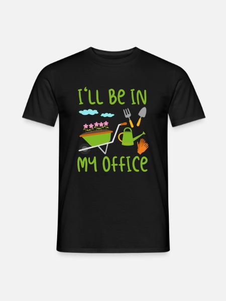 Gartenfreunde - Männer T-Shirt - Schwarz