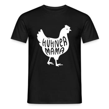Hühner Mama Design für einen Huhn Fan - Männer T-Shirt - Schwarz - Vorne - AI Model Male 178 light (178cm)