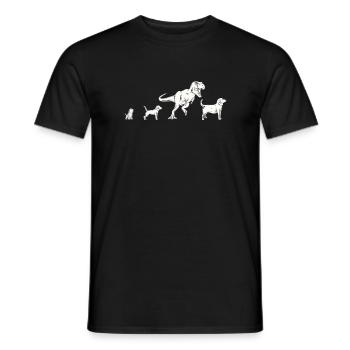 Conception de Beagle pour un propriétaire de chien - T-shirt homme - noir - Devant - AI Model Male 178 light (178cm)