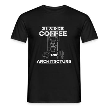 Architecture Nerd Saying for an Architect - Men's T-Shirt - black - Front - AI Model Male 178 light (178cm)