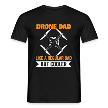 Conception quadrocopter pour votre drones volants - T-shirt homme - noir - Devant - AI Model Male 178 light (178cm)