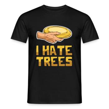 Discgolf Spruch für einen Discgolf Spieler - Männer T-Shirt - Schwarz - Vorne - AI Model Male 178 light (178cm)