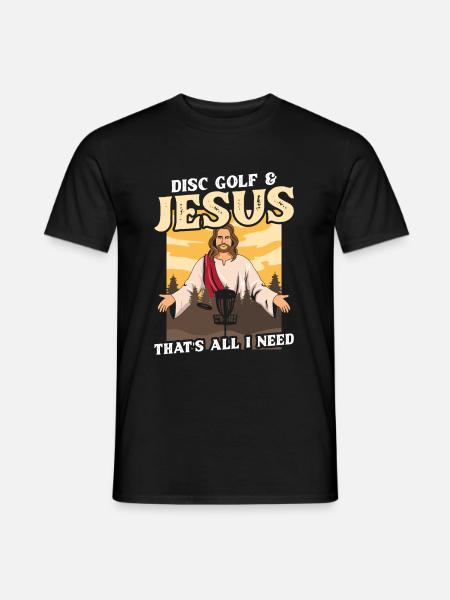 Discgolf Design für einen Discgolf Profi - Männer T-Shirt - Schwarz