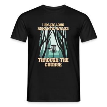 Disc Golf Design für einen Discgolf Profi - Männer T-Shirt - Schwarz - Vorne - AI Model Male 178 light (178cm)