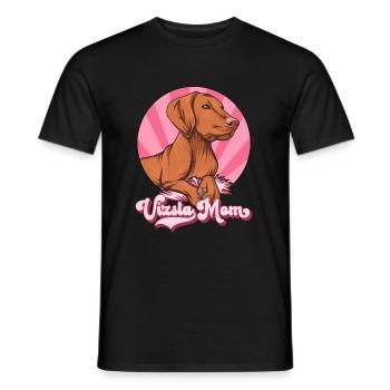 Magyar Vizsla Spruch für einen Vizsla Besitzer - Männer T-Shirt - Schwarz - Vorne - AI Model Male 178 light (178cm)