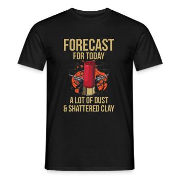 Tontaubenschießen Design für einen -Schützen - Männer T-Shirt - Schwarz - Vorne - AI Model Male 178 light (178cm)