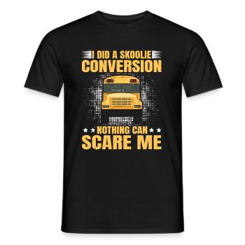 Gelber Schulbus Design für einen Schulbus-Bastler - Männer T-Shirt - Schwarz - Vorne - AI Model Male 178 light (178cm)