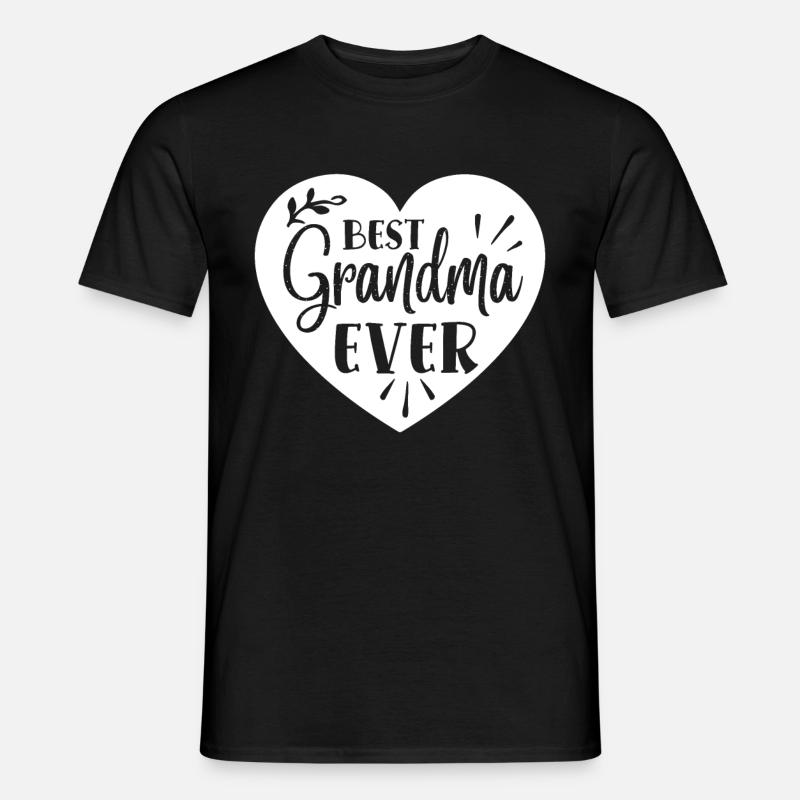 Bestes Großmutter-Geschenk aller Zeiten - Männer T-Shirt - Schwarz