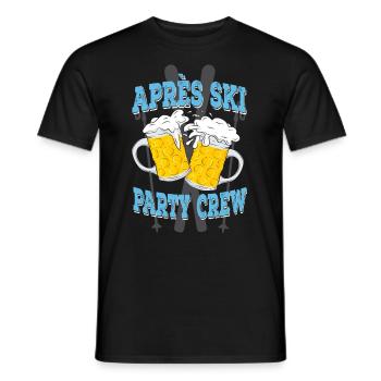 Fun Après-Ski Party Winter Fun Fun Gift - T-shirt homme - noir - Devant - AI Model Male 178 light (178cm)