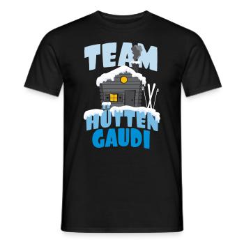 Funny cottage fun ski hiver hommes cadeau - T-shirt homme - noir - Devant - AI Model Male 178 light (178cm)