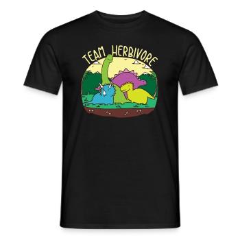 Dinosaures Enfants Bande Dessin animé Peint Cadeau - T-shirt homme - noir - Devant - AI Model Male 178 light (178cm)