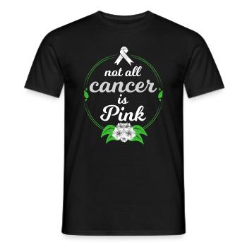Lutte contre le cancer Sort Not All Cancer Is Pink - T-shirt homme - noir - Devant - AI Model Male 178 light (178cm)