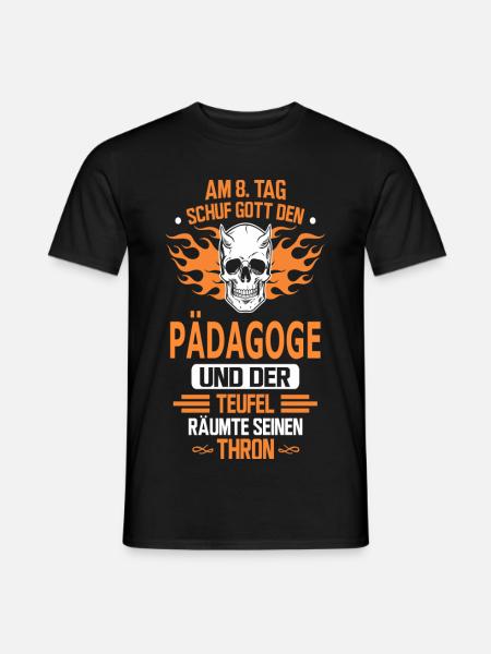 PÄDAGOGE - Männer T-Shirt - Schwarz