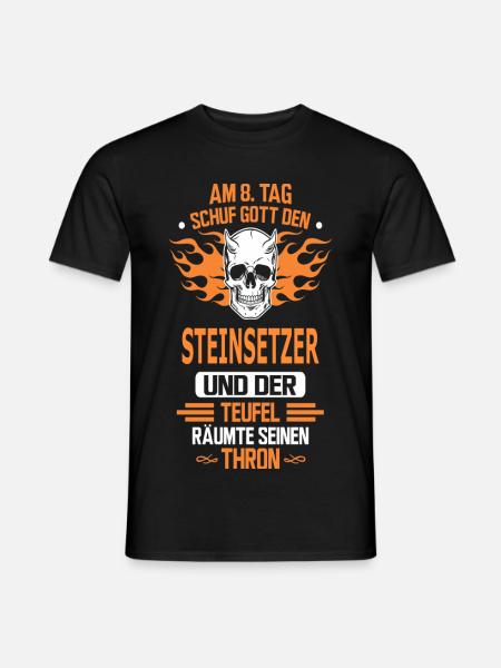 STEINSETZER - Männer T-Shirt - Schwarz