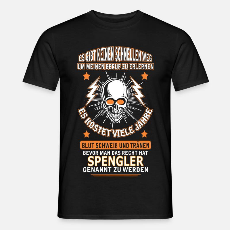 SPENGLER - Männer T-Shirt - Schwarz