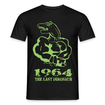 Geburtsjahr1964-2024 - Männer T-Shirt - Schwarz - Vorne - AI Model Male 178 light (178cm)