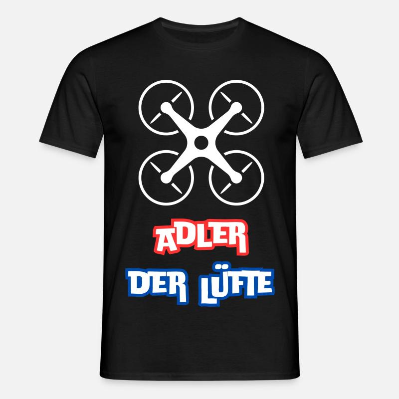 Adler der Lüfte - Männer T-Shirt - Schwarz