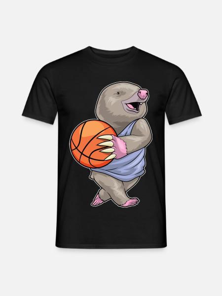Taupe Basketteur Basketteur - T-shirt homme - noir