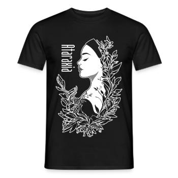 Ataraxia White - Men's T-Shirt - black - Front - AI Model Male 178 light (178cm)
