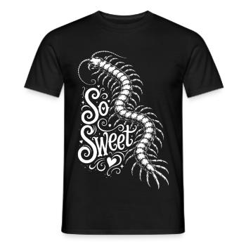 Motif de Scolopender - T-shirt homme - noir - Devant - AI Model Male 178 light (178cm)