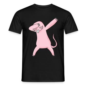 Dabbing nue moue rat Naked Mole cadeau - T-shirt homme - noir - Devant - AI Model Male 178 light (178cm)