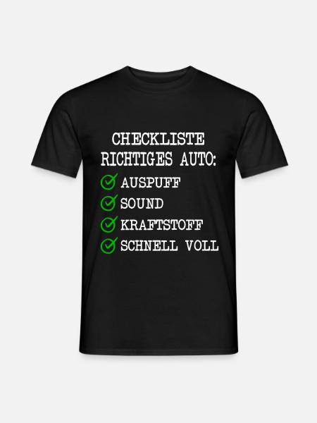 Anti Elektroauto gegen E-Auto mit Strom - Männer T-Shirt - Schwarz