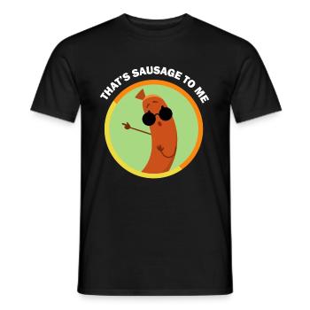 That's me saying spells - Men's T-Shirt - black - Front - AI Model Male 178 light (178cm)