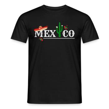 Mexique - T-shirt homme - noir - Devant - AI Model Male 178 light (178cm)
