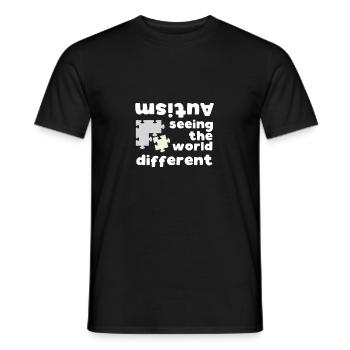 Cadeau de chemise d'Anders Syndrome d'Asperger d'Asperger - T-shirt homme - noir - Devant - AI Model Male 178 light (178cm)
