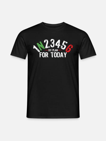 Motorrad / Biker - Motorradfahrer Schaltung - Männer T-Shirt - Schwarz