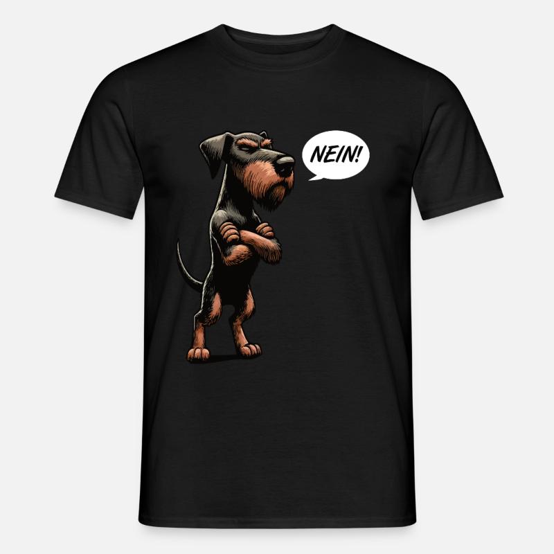 Nein Deutsch Drahthaar Deutsch-Drahthaar Besitzer - Männer T-Shirt - Schwarz