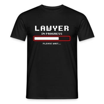 Avocat en cours Law Law Lawyer Gift - T-shirt homme - noir - Devant - AI Model Male 178 light (178cm)