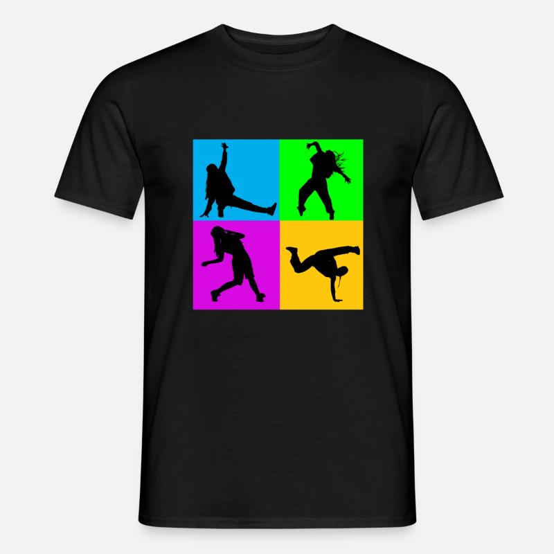 Hip hop dance dancer break dance dancer gift - Men’s T-shirt - black