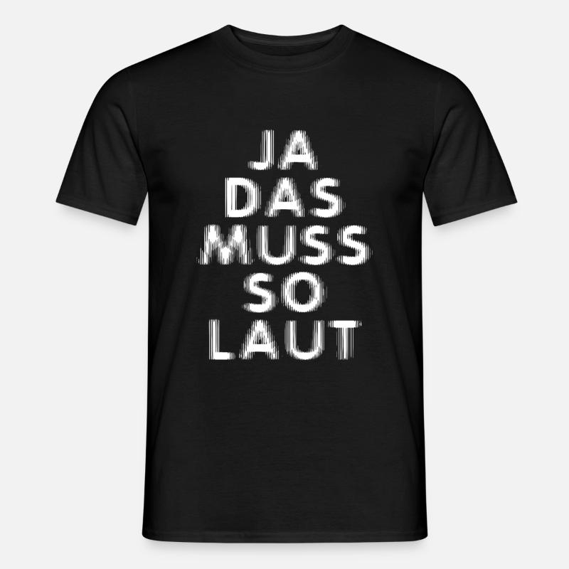 Tontechniker Spruch - Männer T-Shirt - Schwarz