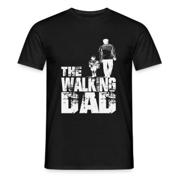 bonne promenade avec papa the walking dad marche - T-shirt homme - noir - Devant - AI Model Male 178 light (178cm)