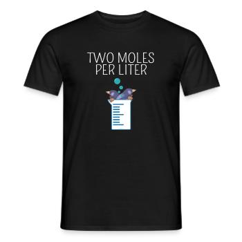 Chemie-Enthusiast - Männer T-Shirt - Schwarz - Vorne - AI Model Male 178 light (178cm)