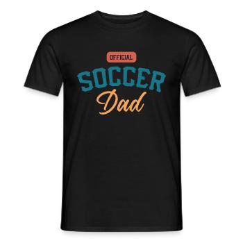 Official Soccer Dad Fußball Spielender Vater Papa - Männer T-Shirt - Schwarz - Vorne - AI Model Male 178 light (178cm)