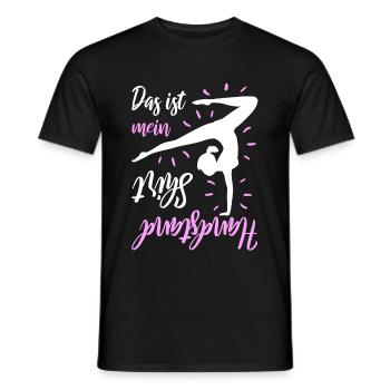 Turnen Das Ist Mein Handstand Shirt - Männer T-Shirt - Schwarz - Vorne - AI Model Male 178 light (178cm)