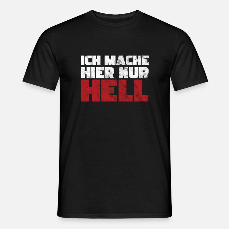 Ich Mache Hier Hell Lichttechniker Licht Geschenk - Männer T-Shirt - Schwarz