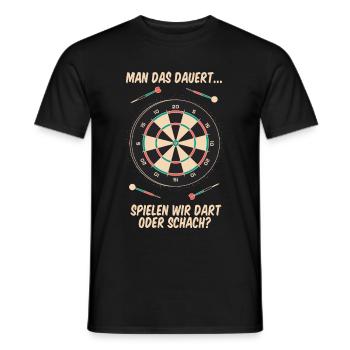 Darts Champions Hemd Sprüche Geschenkidee - Männer T-Shirt - Schwarz - Vorne - AI Model Male 178 light (178cm)